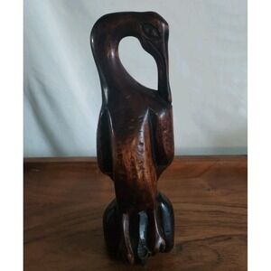 MCM Small Pelican Carved Wooden